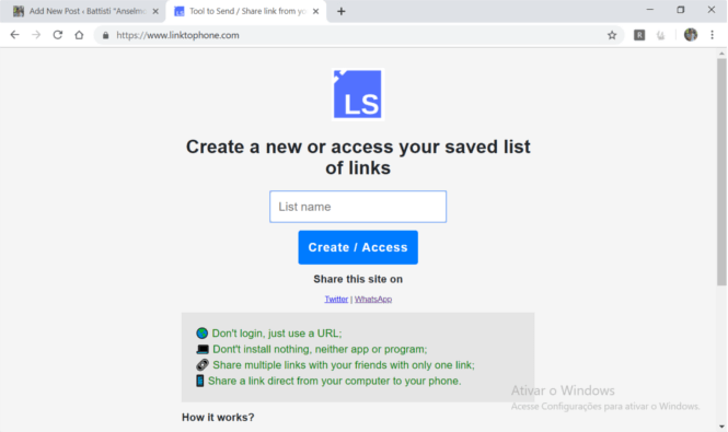 Como enviar um link do computador para o celular ou para a Smart TV de forma simples